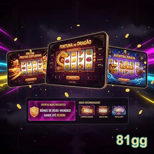 Frutas coloridas com elementos de fortuna e aventura, ilustrando a essência do 81gg.